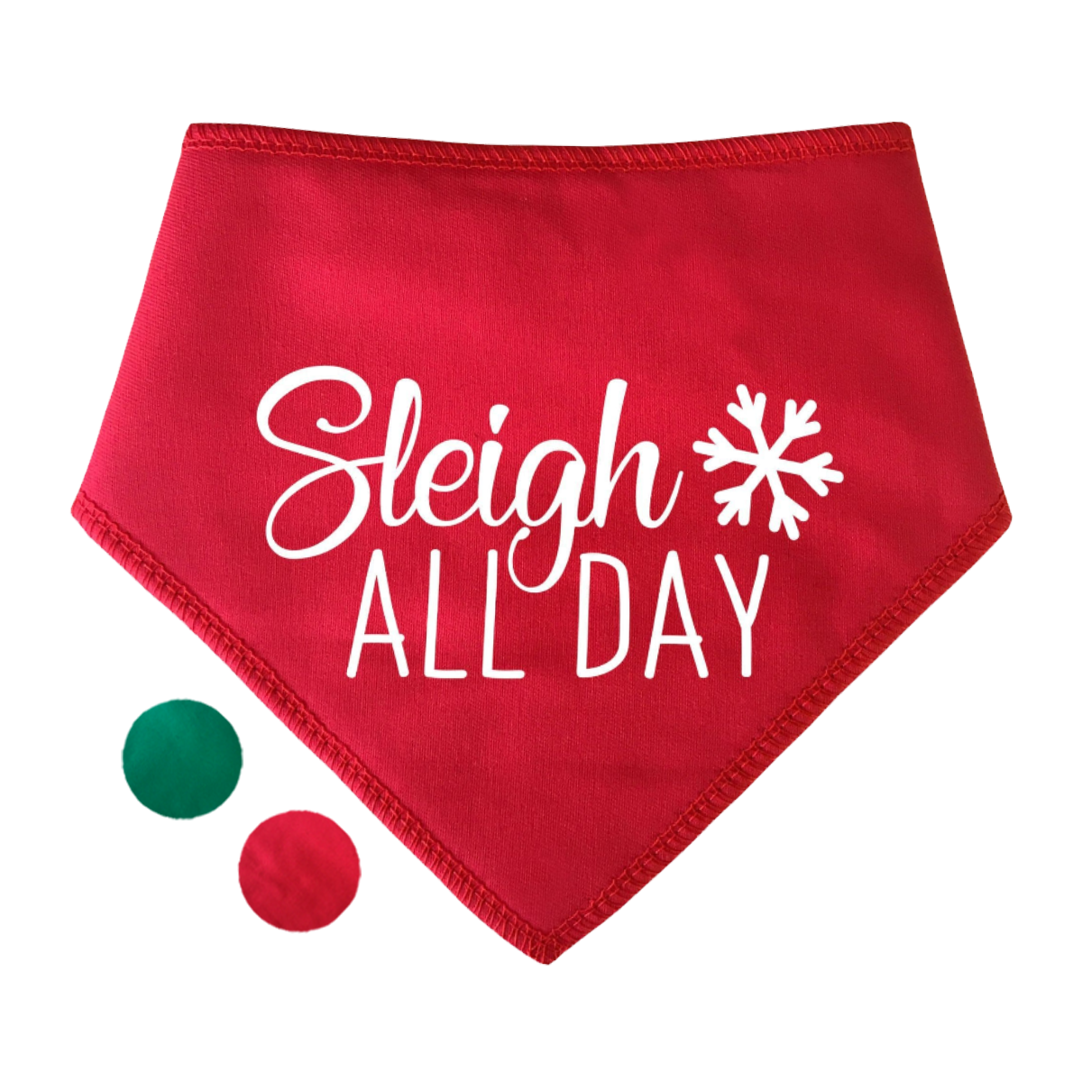 Sleigh All Day Dog Bandana