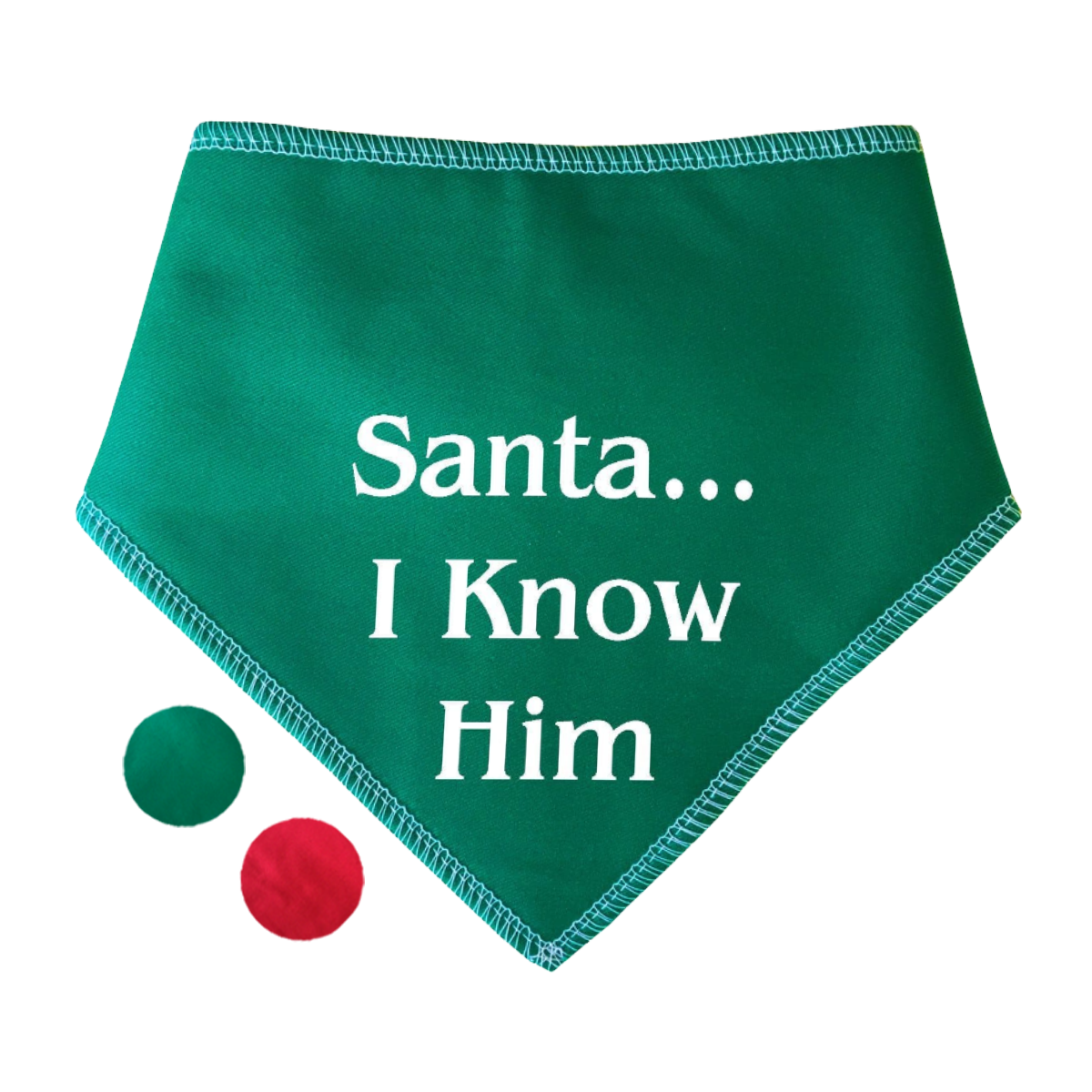 Santa... I Know Him Dog Bandana