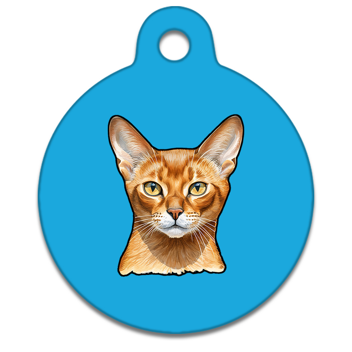 25mm Diameter Small Size - Abyssinian Cat
