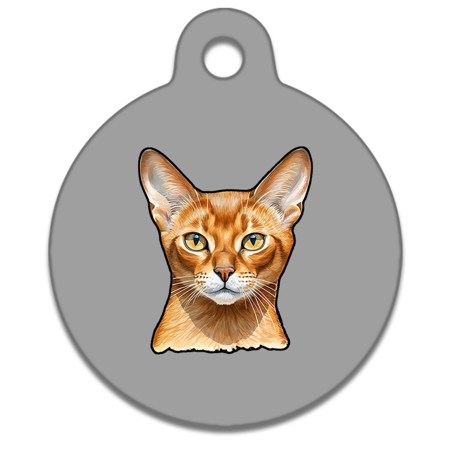 25mm Diameter Small Size - Abyssinian Cat