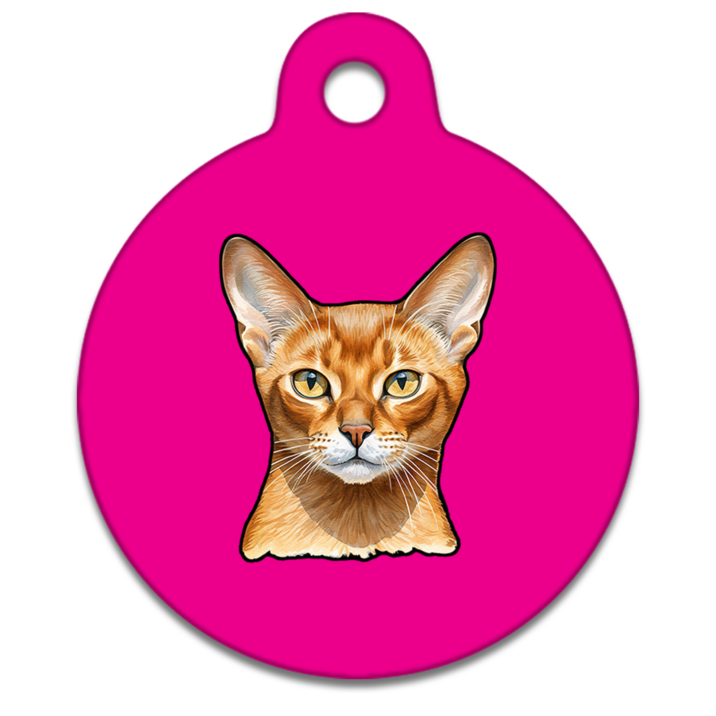 25mm Diameter Small Size - Abyssinian Cat