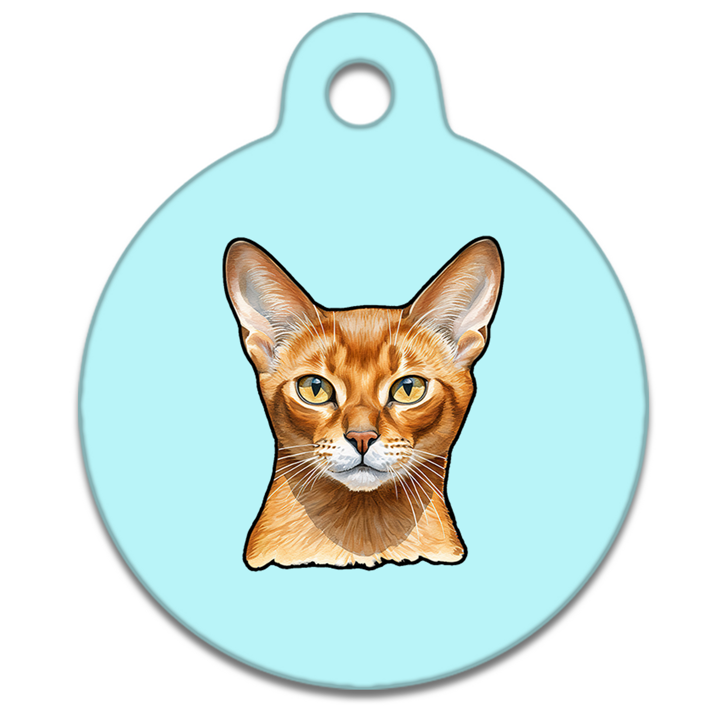 25mm Diameter Small Size - Abyssinian Cat