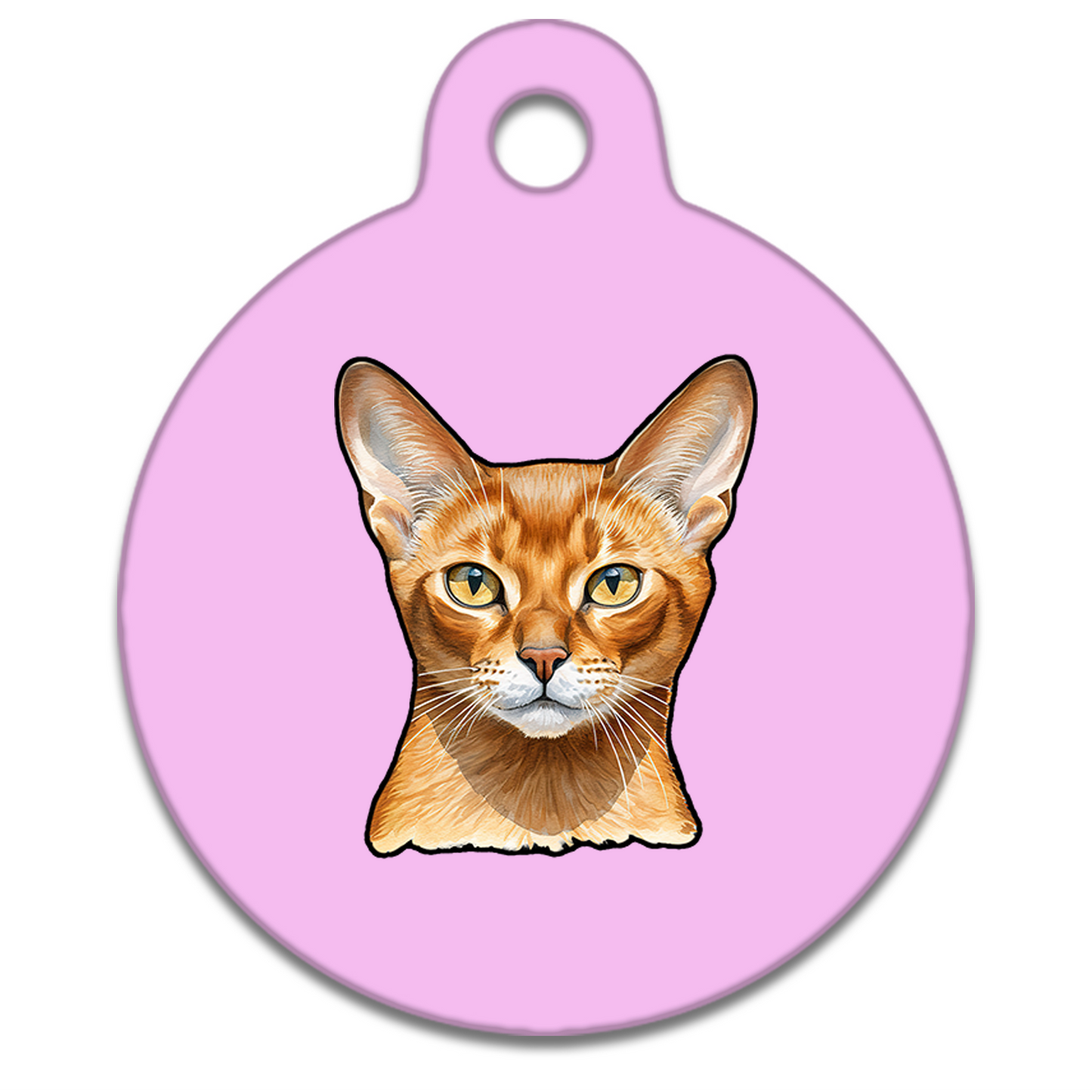 25mm Diameter Small Size - Abyssinian Cat