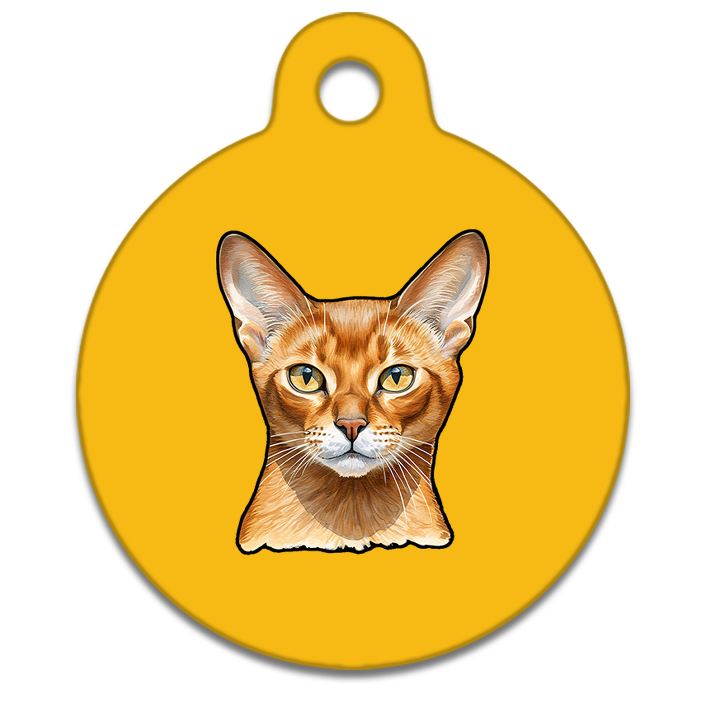 25mm Diameter Small Size - Abyssinian Cat