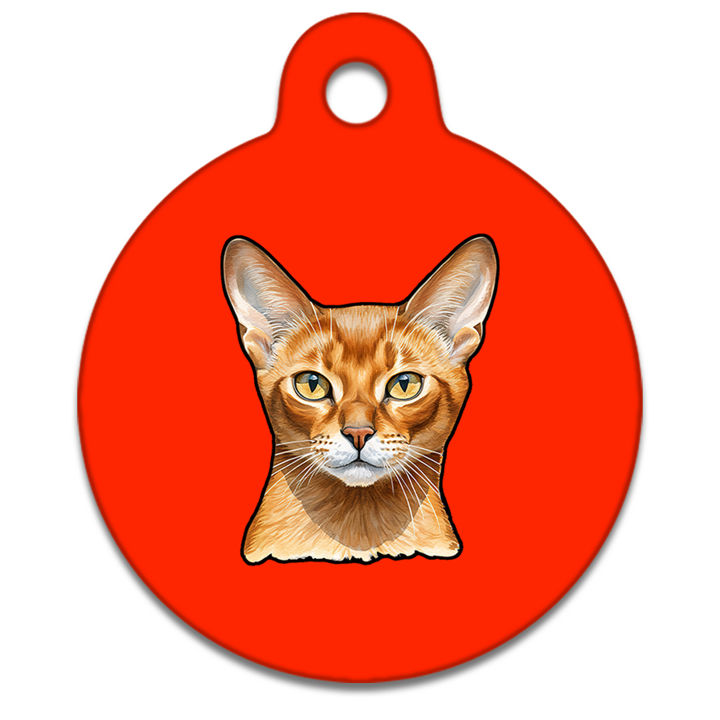 25mm Diameter Small Size - Abyssinian Cat