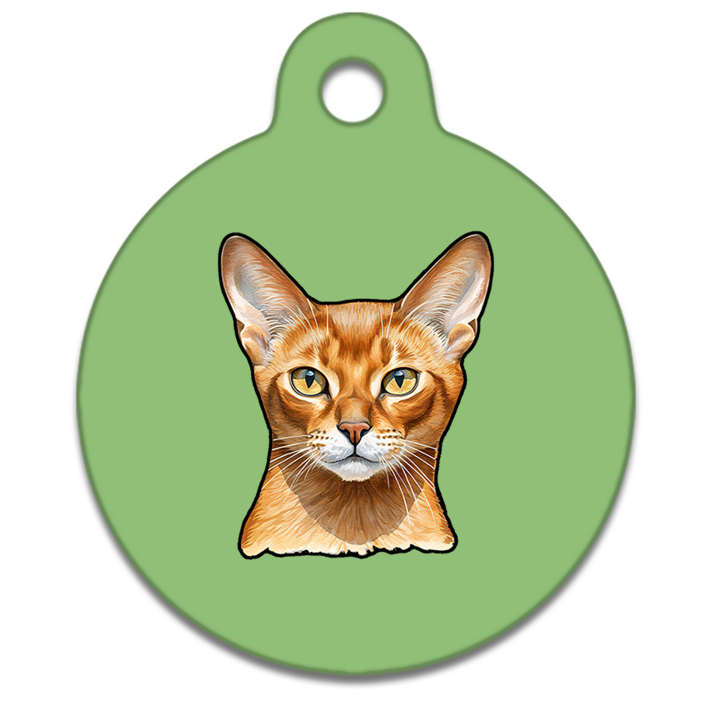 25mm Diameter Small Size - Abyssinian Cat