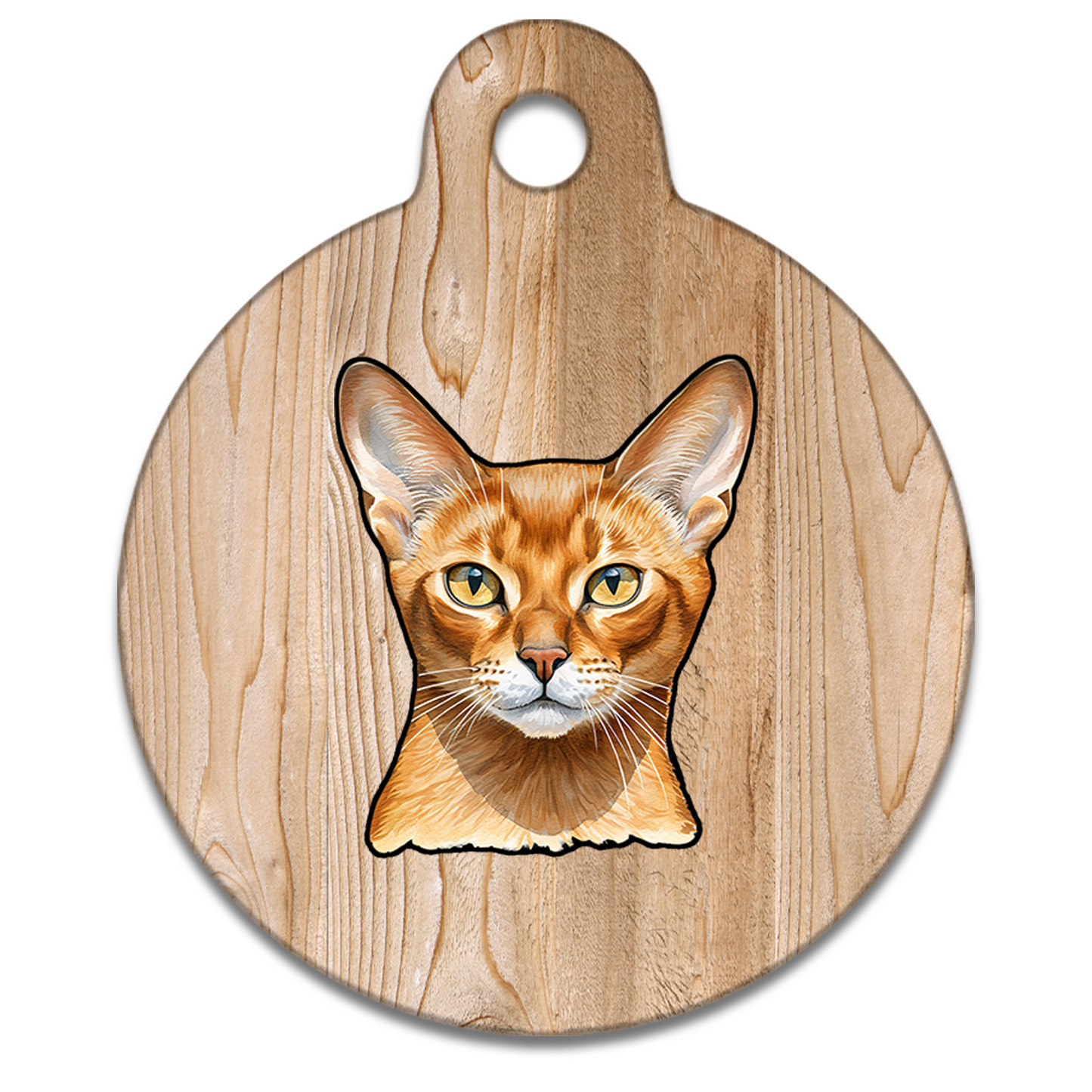 25mm Diameter Small Size - Abyssinian Cat