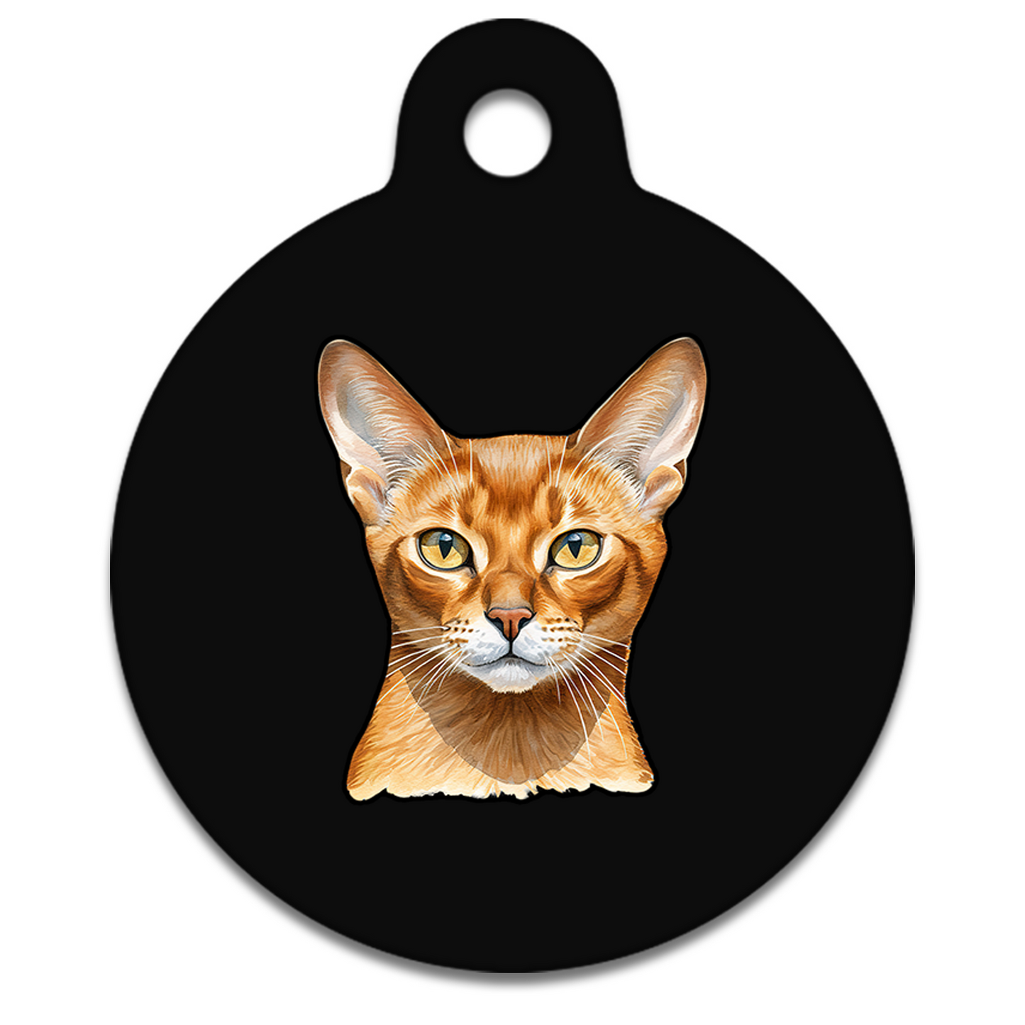 25mm Diameter Small Size - Abyssinian Cat