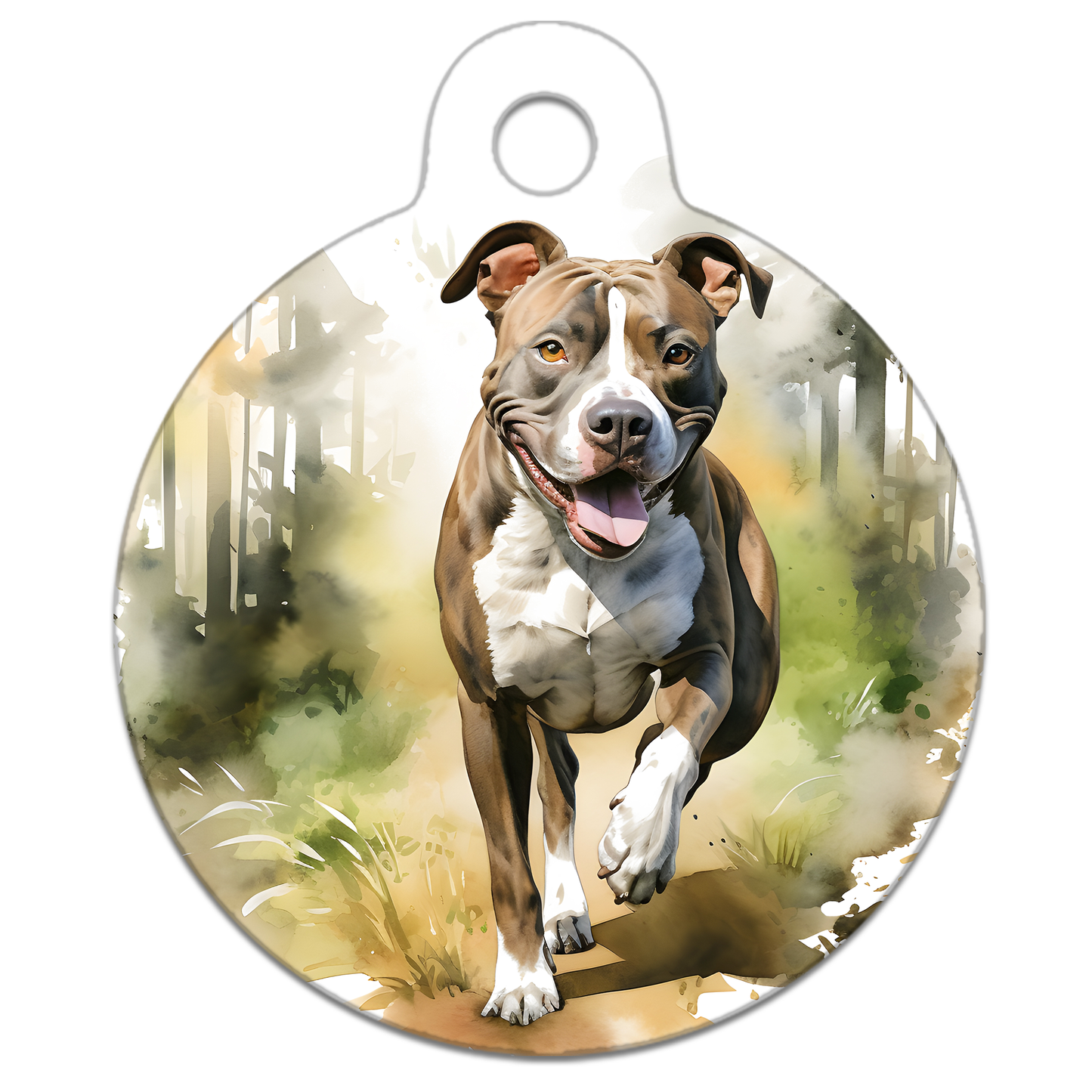 Woodland Running Dog Tag