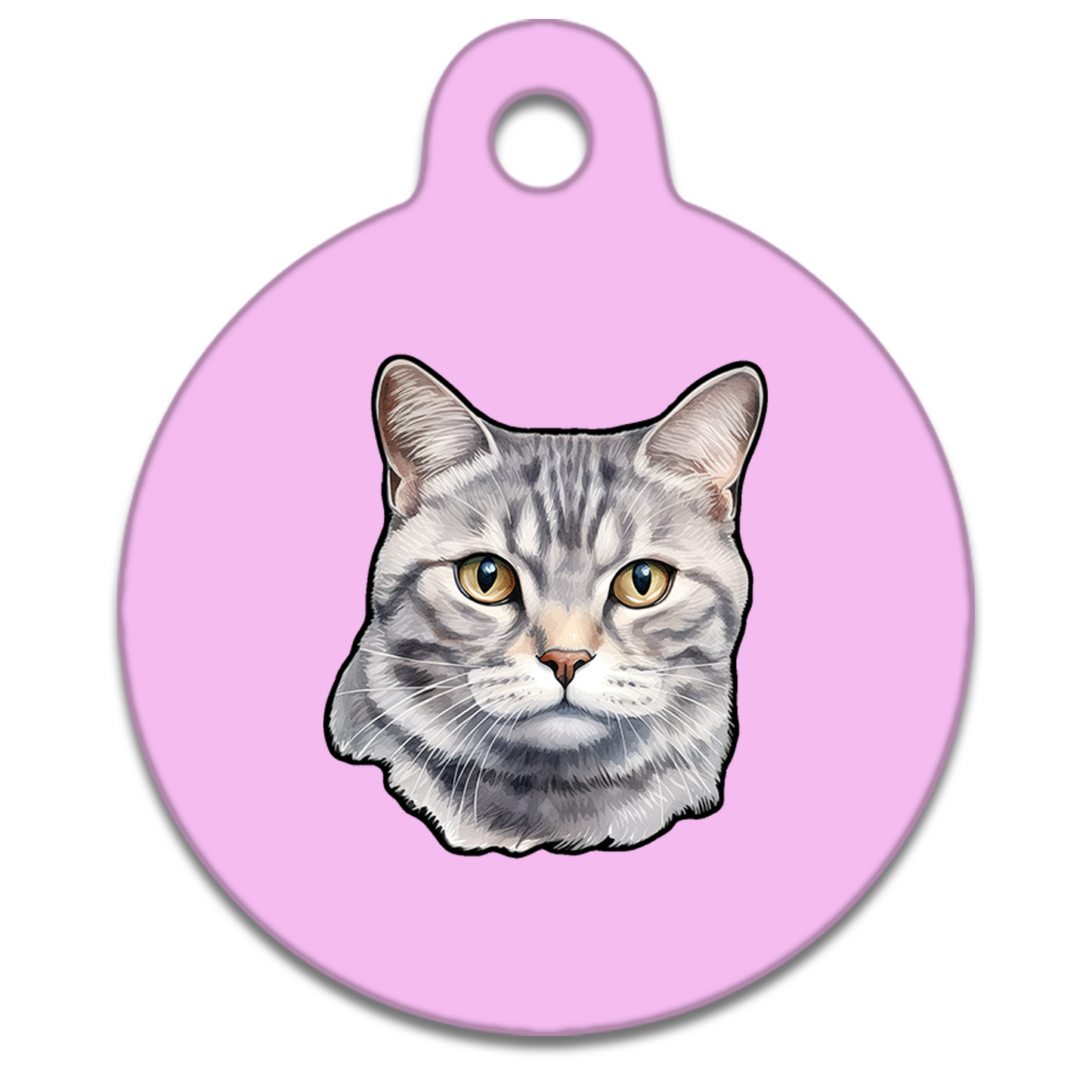 25mm Diameter Small Size - American Shorthair Cat