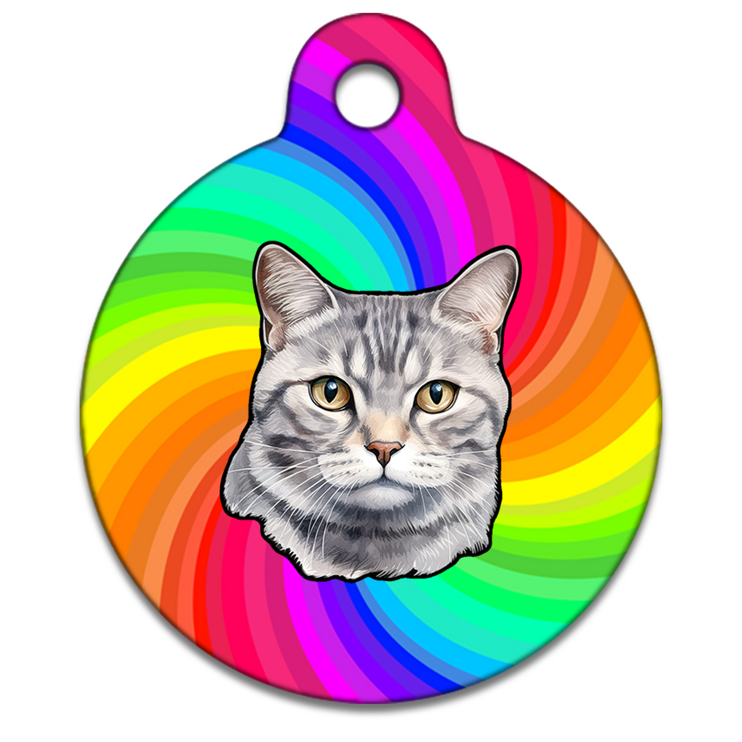 25mm Diameter Small Size - American Shorthair Cat
