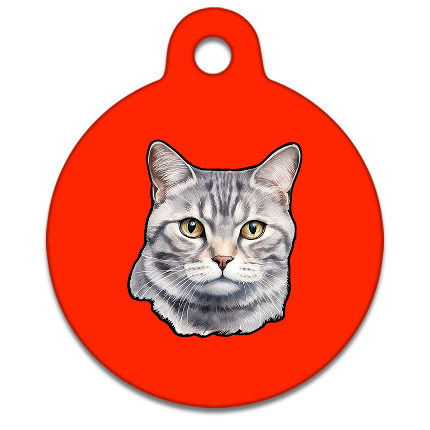 25mm Diameter Small Size - American Shorthair Cat