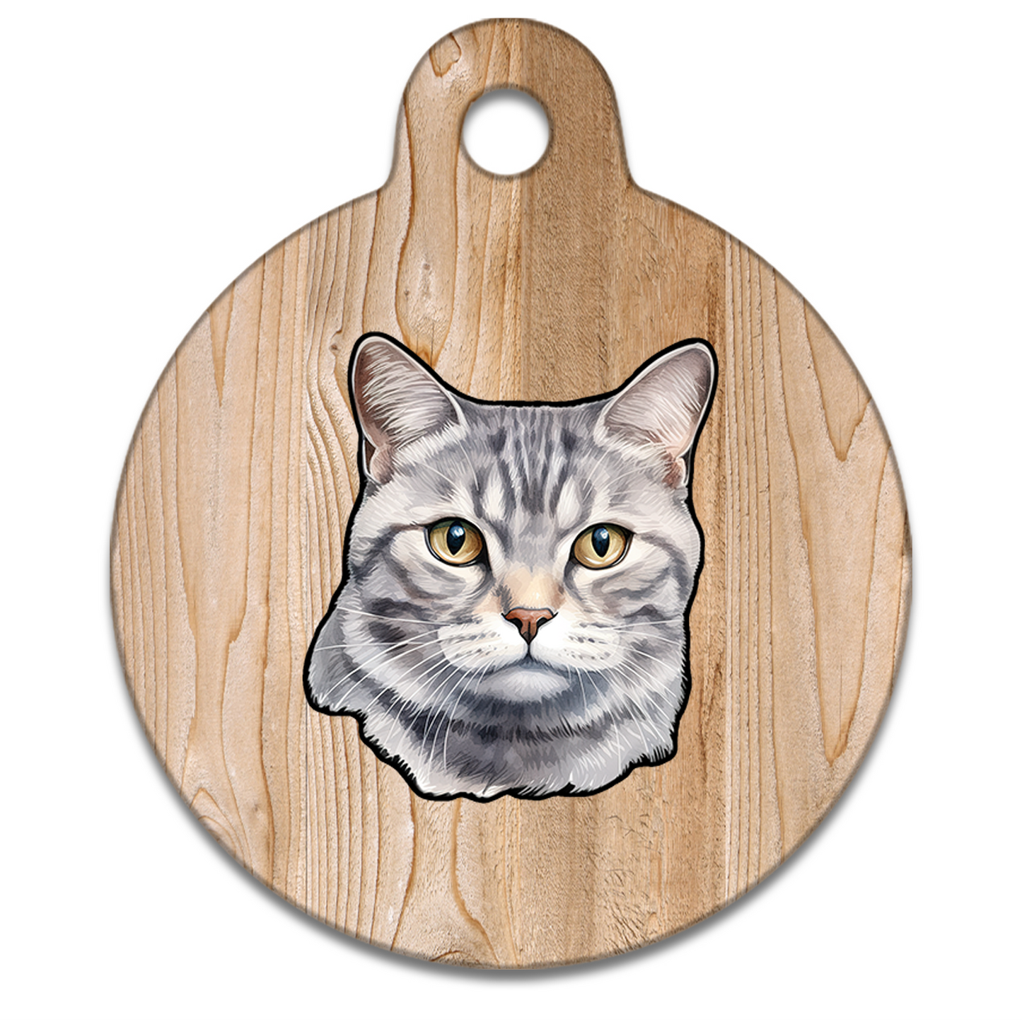 25mm Diameter Small Size - American Shorthair Cat