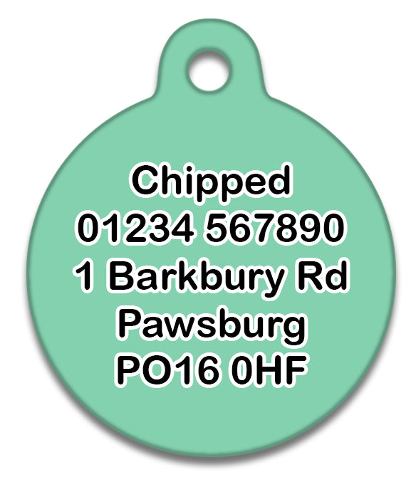 Pastel Campervans - Pet ID Tag