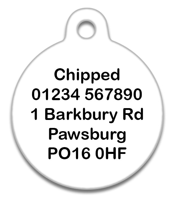 Hydrangea Bouquet - Pet ID Tag