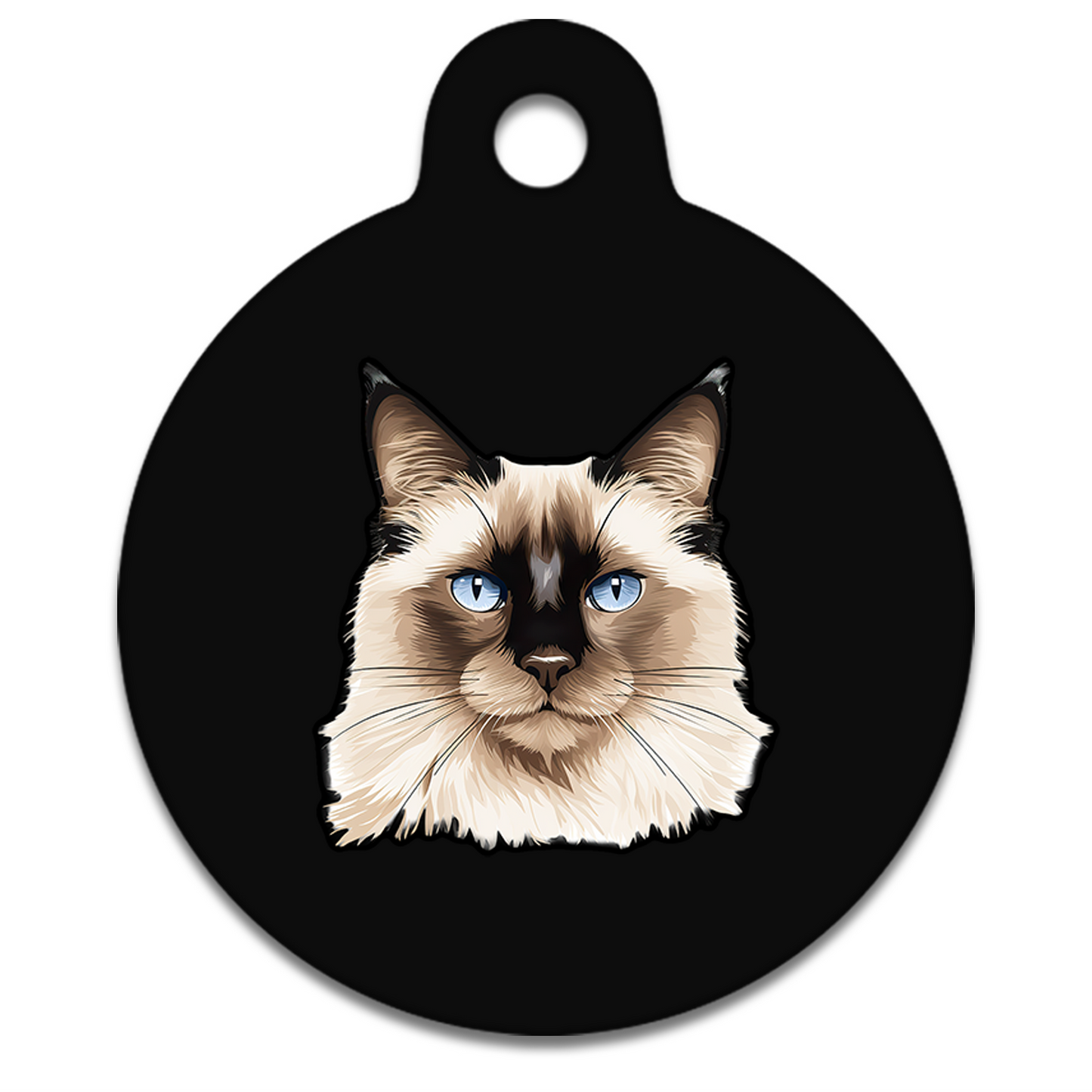 25mm Diameter Small Size - Balinese Cat