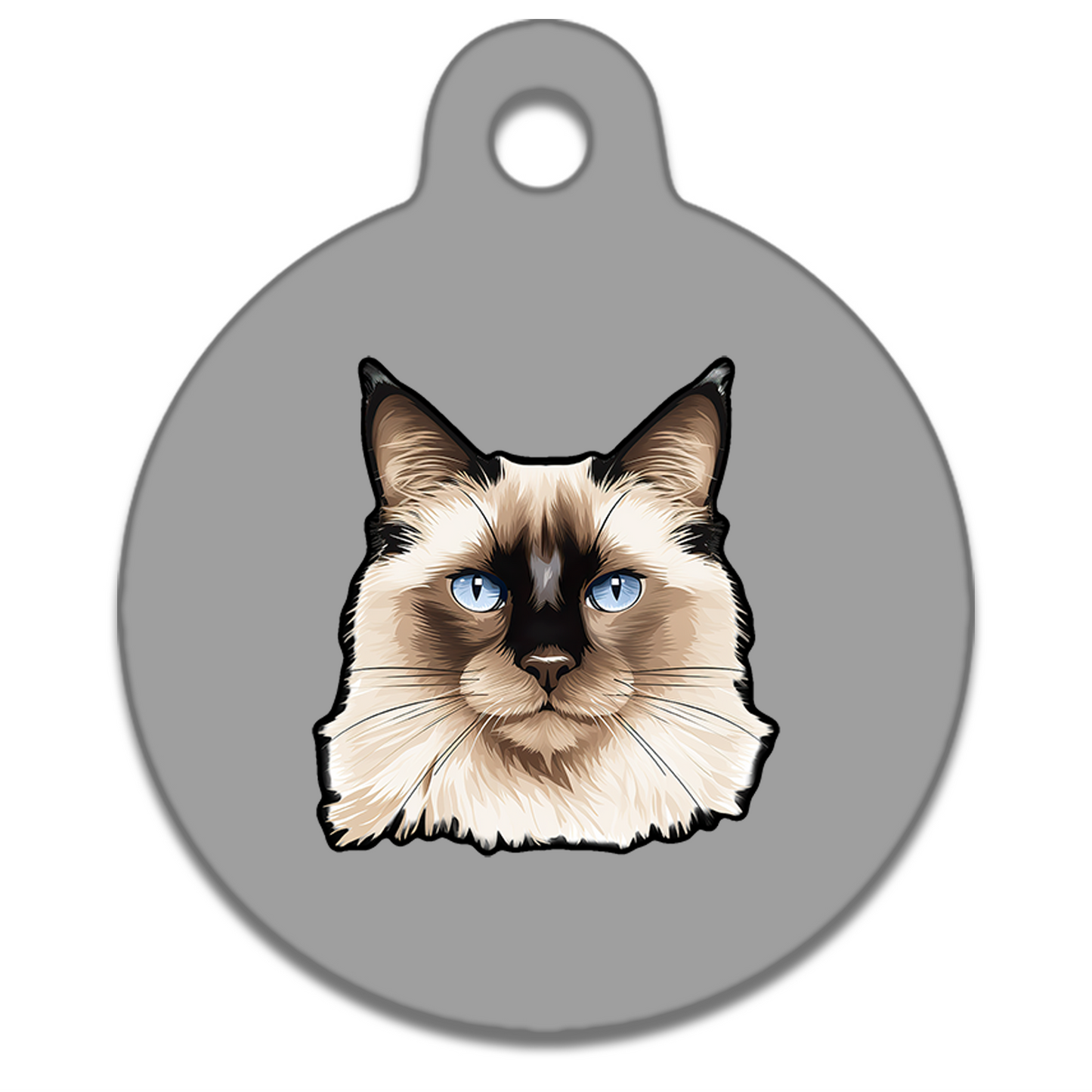 25mm Diameter Small Size - Balinese Cat