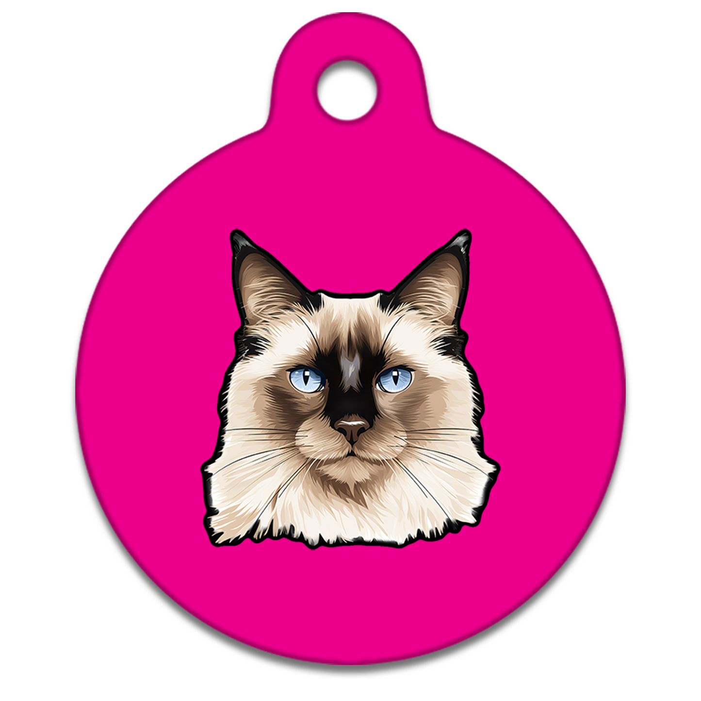 25mm Diameter Small Size - Balinese Cat