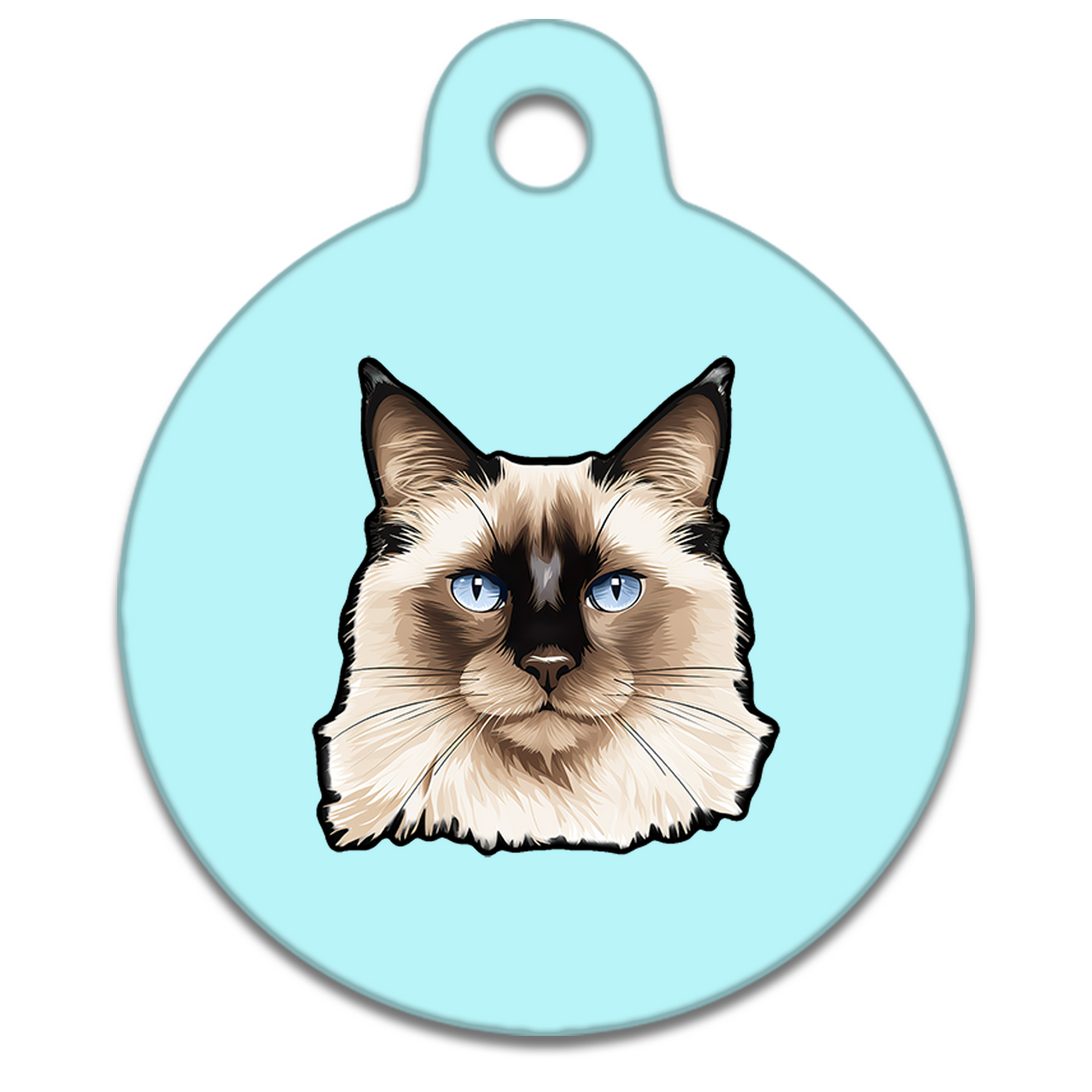 25mm Diameter Small Size - Balinese Cat