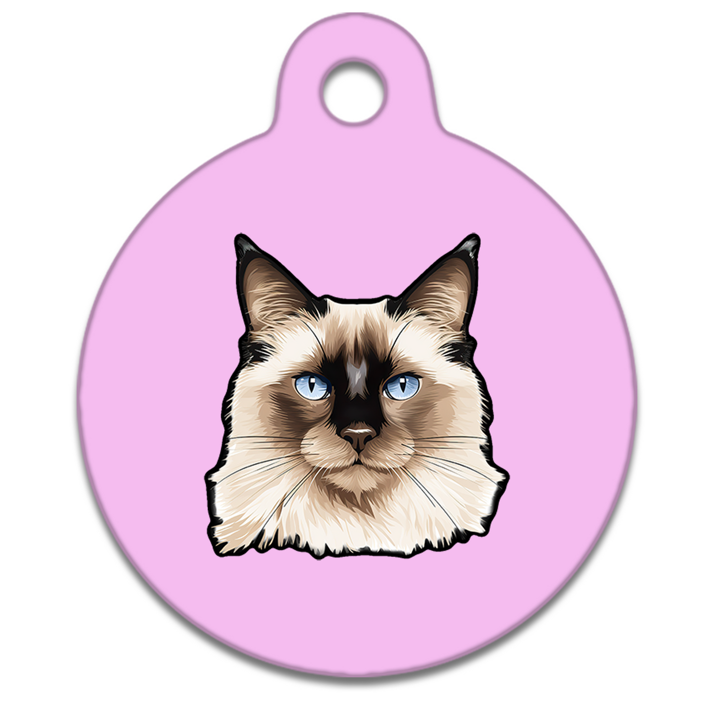 25mm Diameter Small Size - Balinese Cat