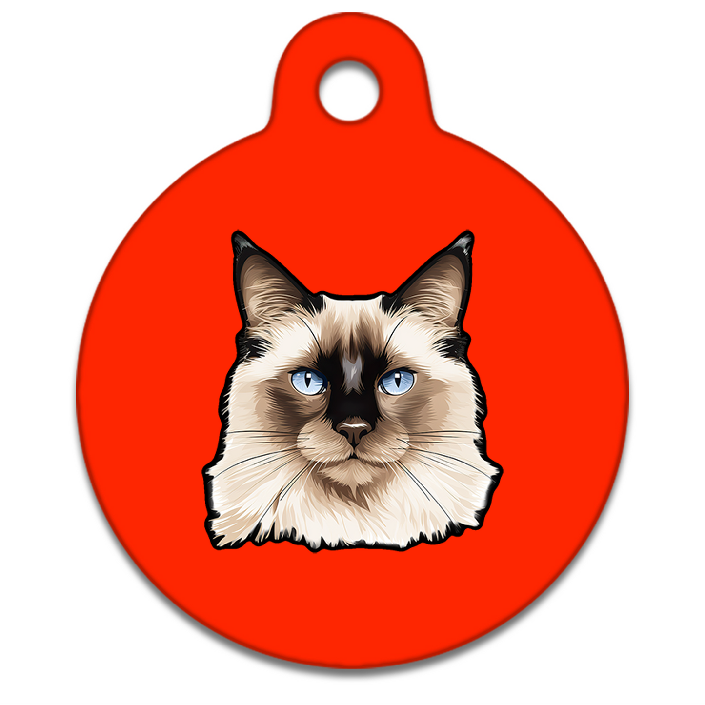 25mm Diameter Small Size - Balinese Cat