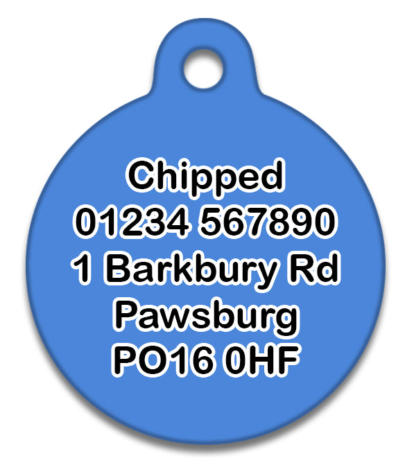 I Bark For No Fucking Reason - Pet ID Tag