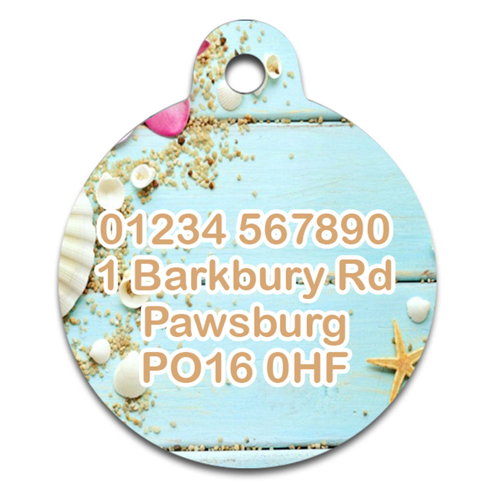 Beach - Pet ID Tag