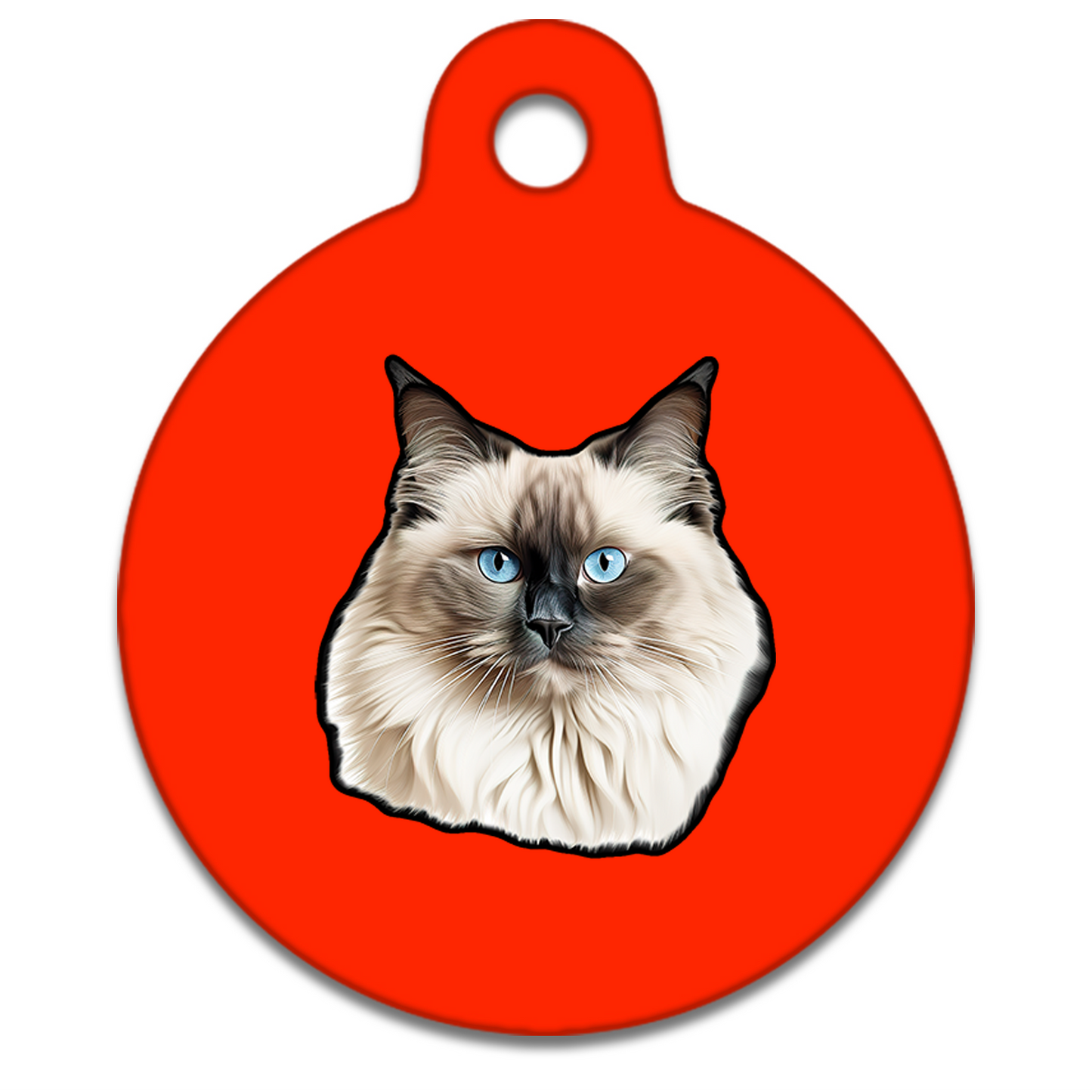 19mm Diameter Tiny Size - Birman Cat