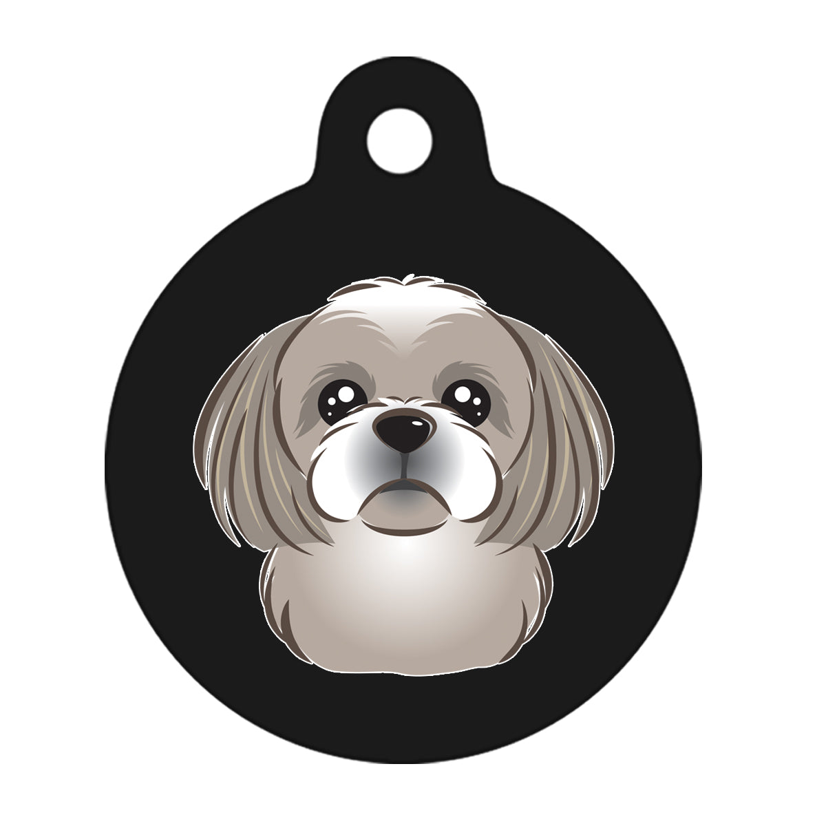 19mm Diameter Tiny Size - Shih Tzu Dog