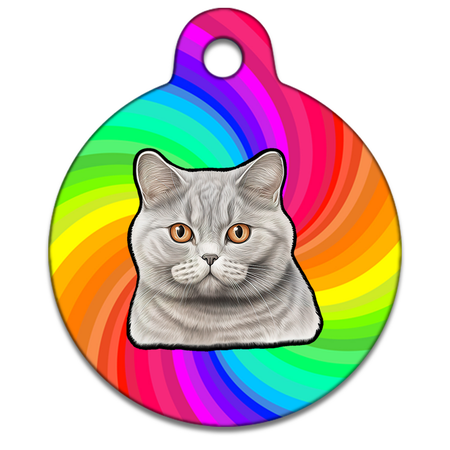 19mm Diameter Tiny Size - British Shorthair