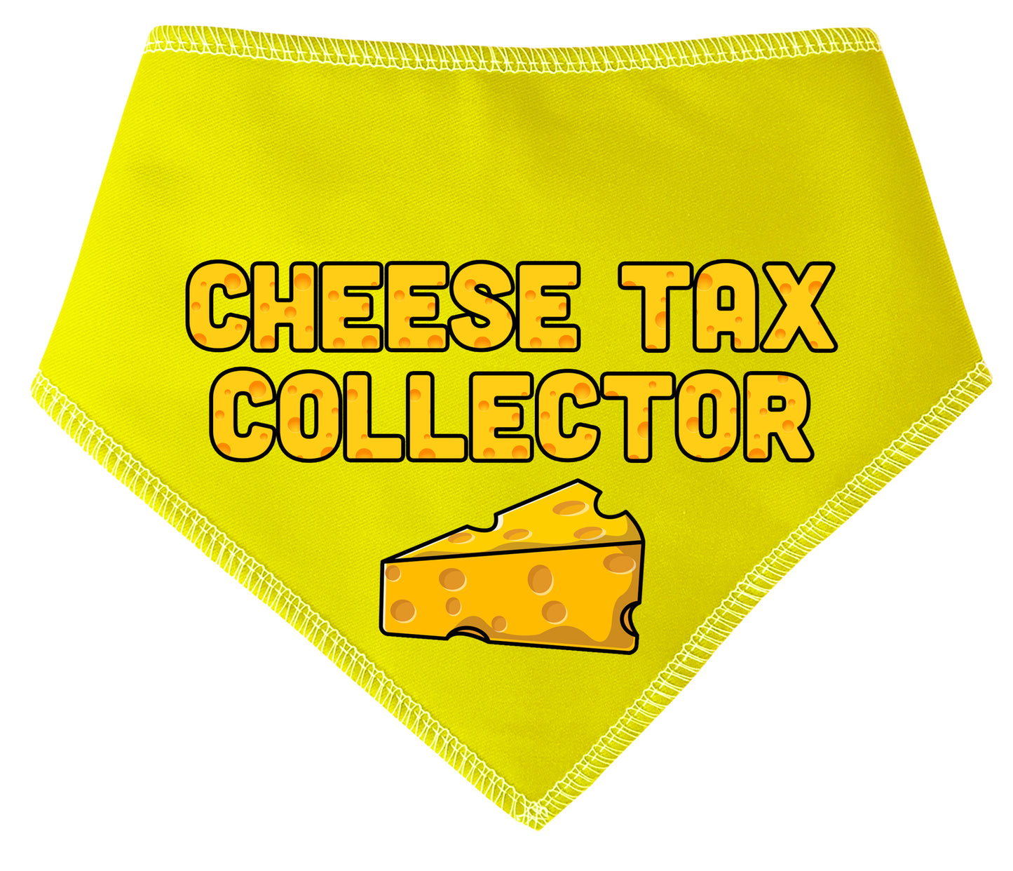 Cheese Tax Collector Dog Bandana