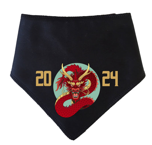 Red Chinese Dragon New Year 2024 Bandana