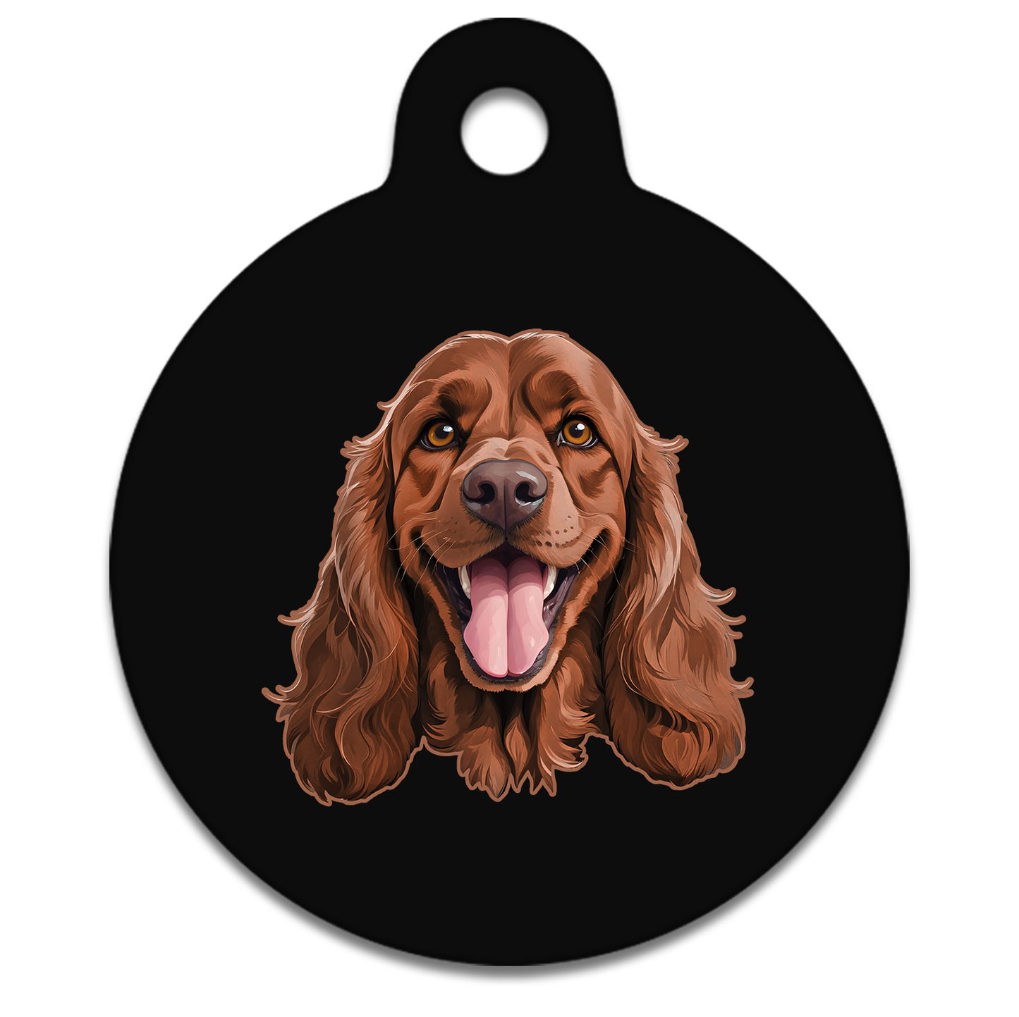 38mm Diameter Large Size - Cocker Spaniel Design