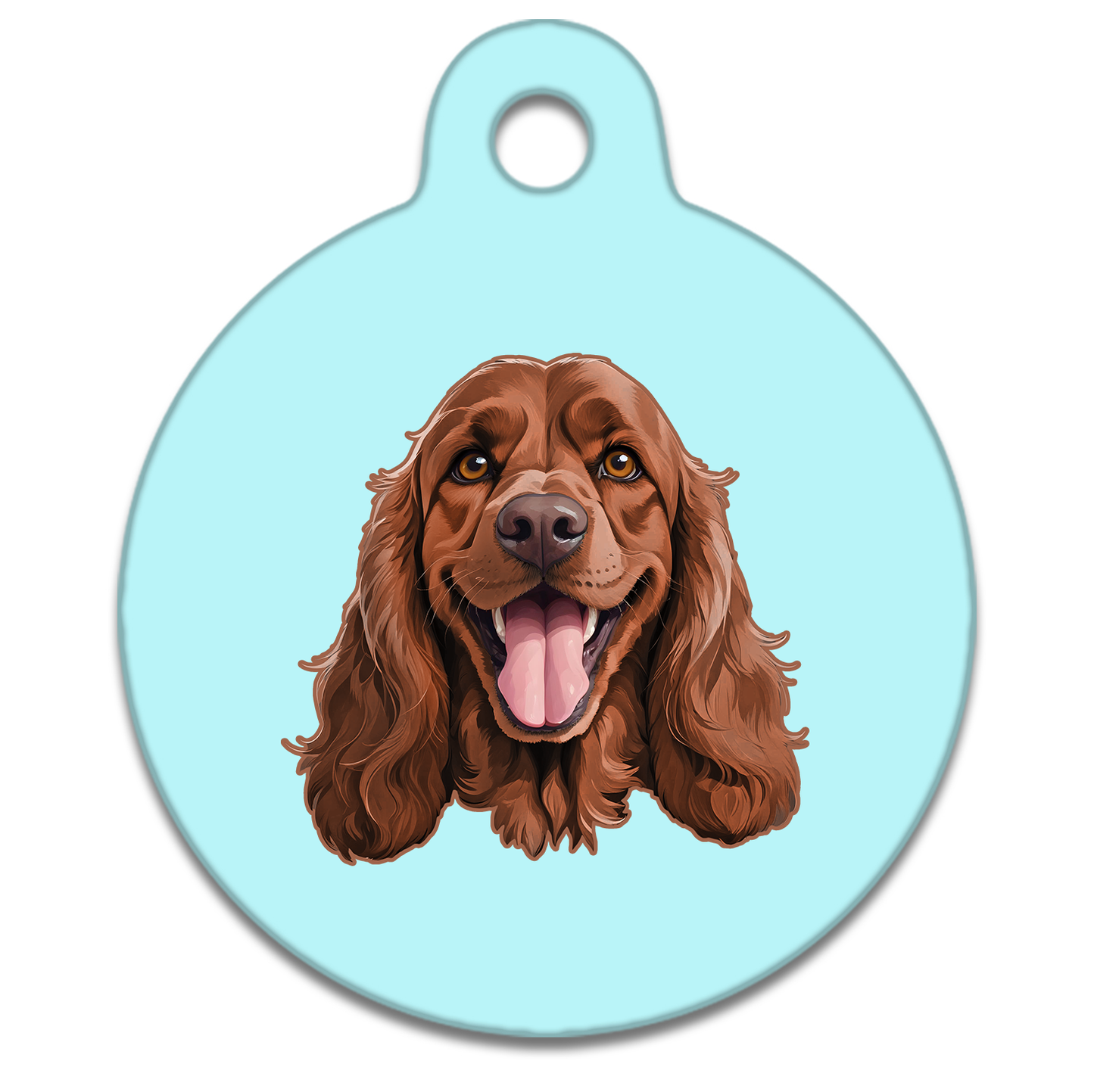 38mm Diameter Large Size - Cocker Spaniel Design
