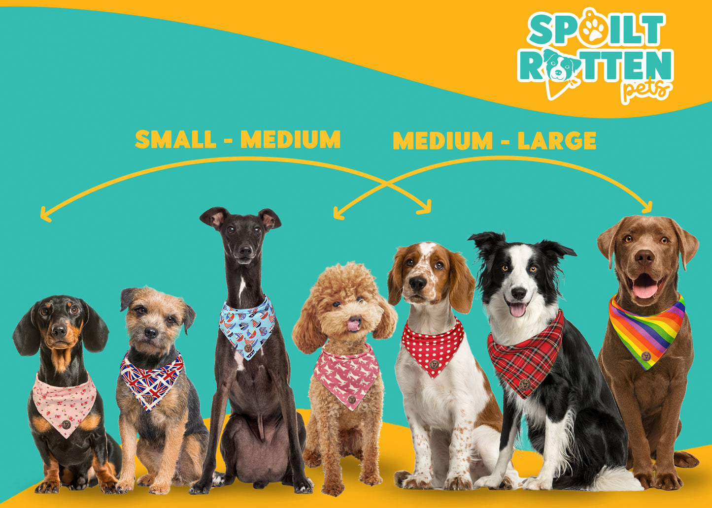 The Salisbury - Mice Blue Tied Dog Bandana