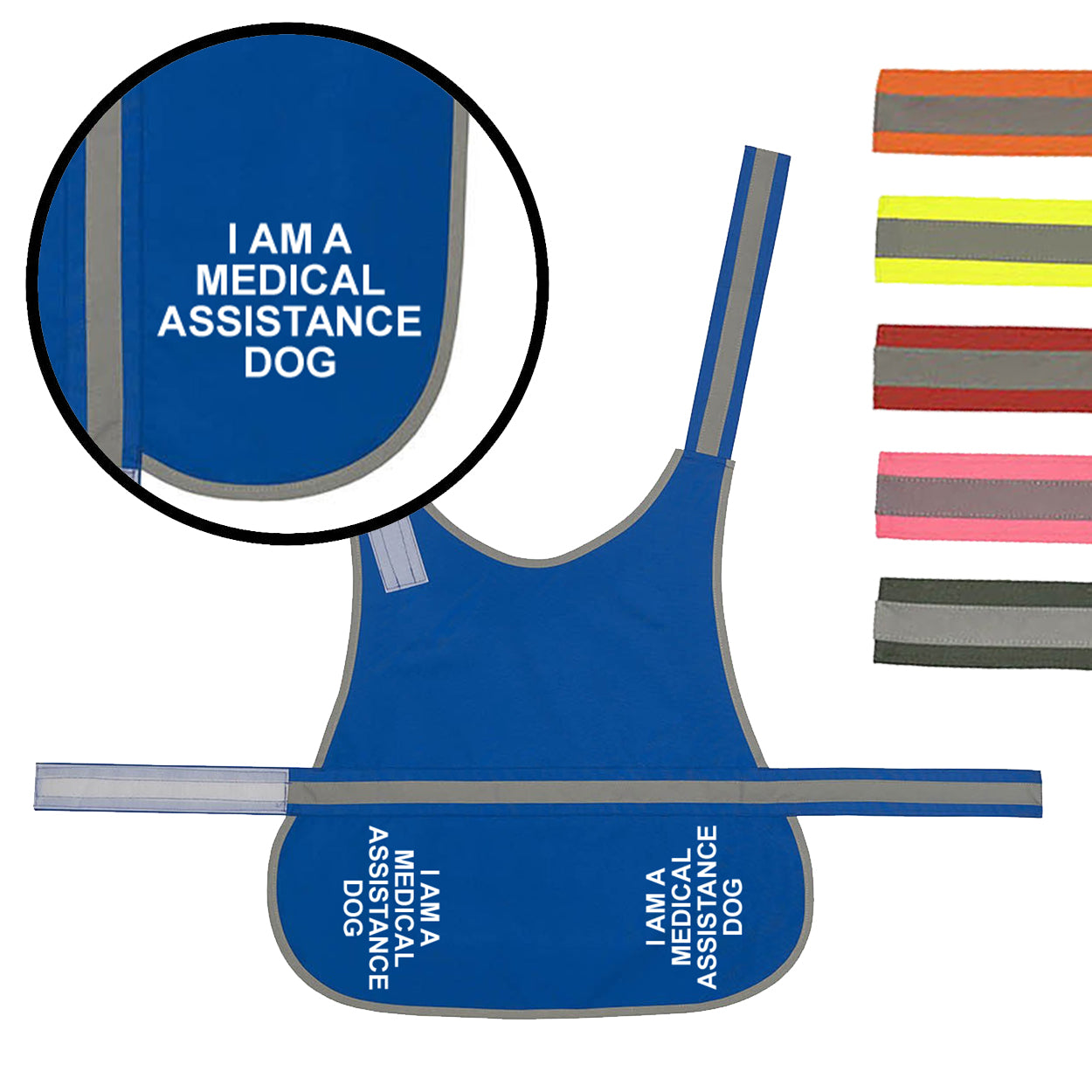 'I Am A Medical Assistance Dog' High Visibility Lightweight Coat