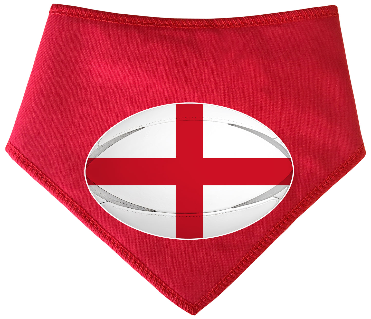 England Rugby Ball St George's Flag Red Dog Bandana