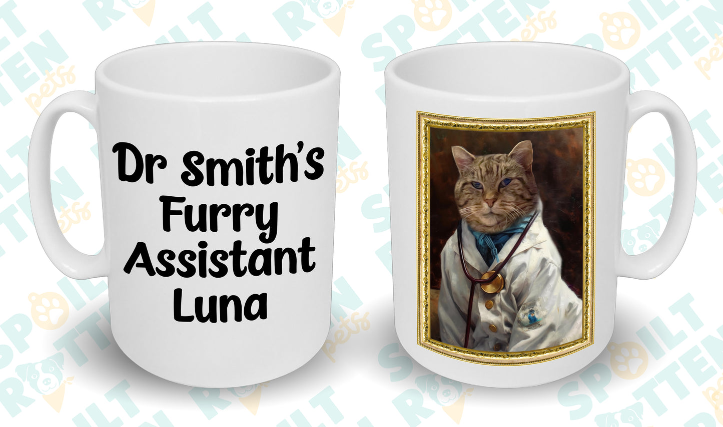 Doctor Custom Pet Portrait Mug - Add Your Own Photo