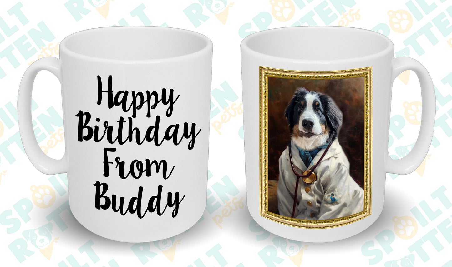 Doctor Custom Pet Portrait Mug - Add Your Own Photo