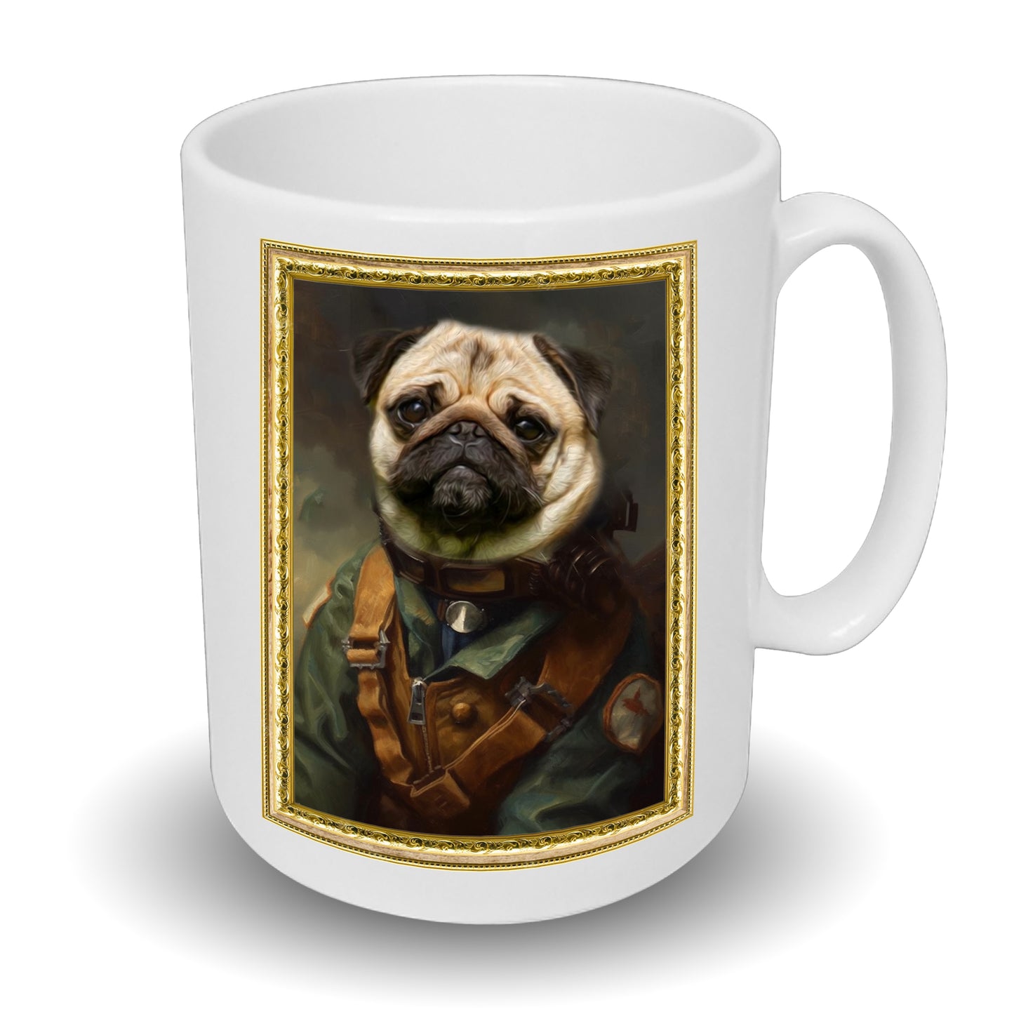 Pilot Personalised Pet Portrait Mug - Add Your Own Photo