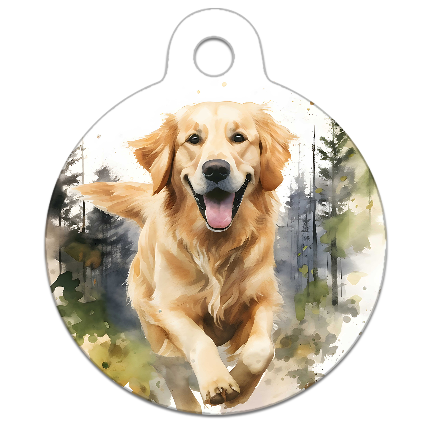 Woodland Running Dog Tag