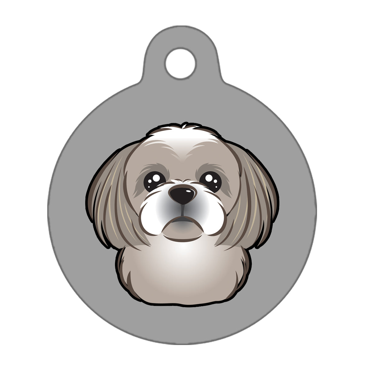19mm Diameter Tiny Size - Shih Tzu Dog