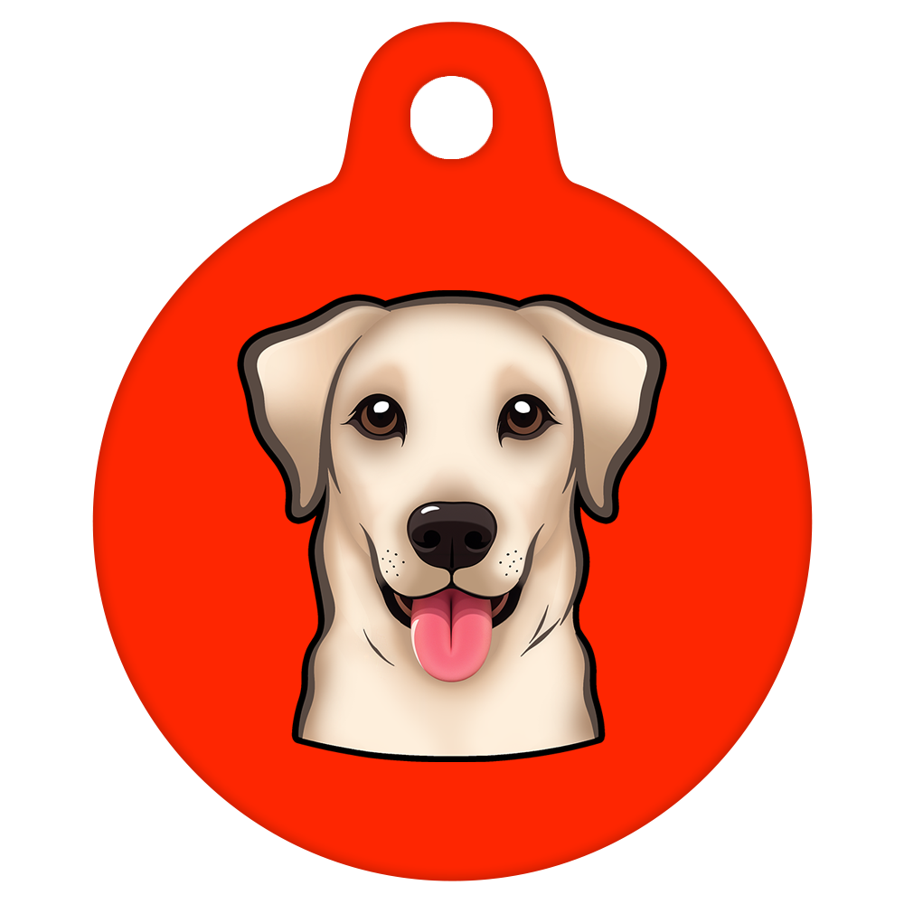 19mm Diameter Tiny Size - Labrador Dog