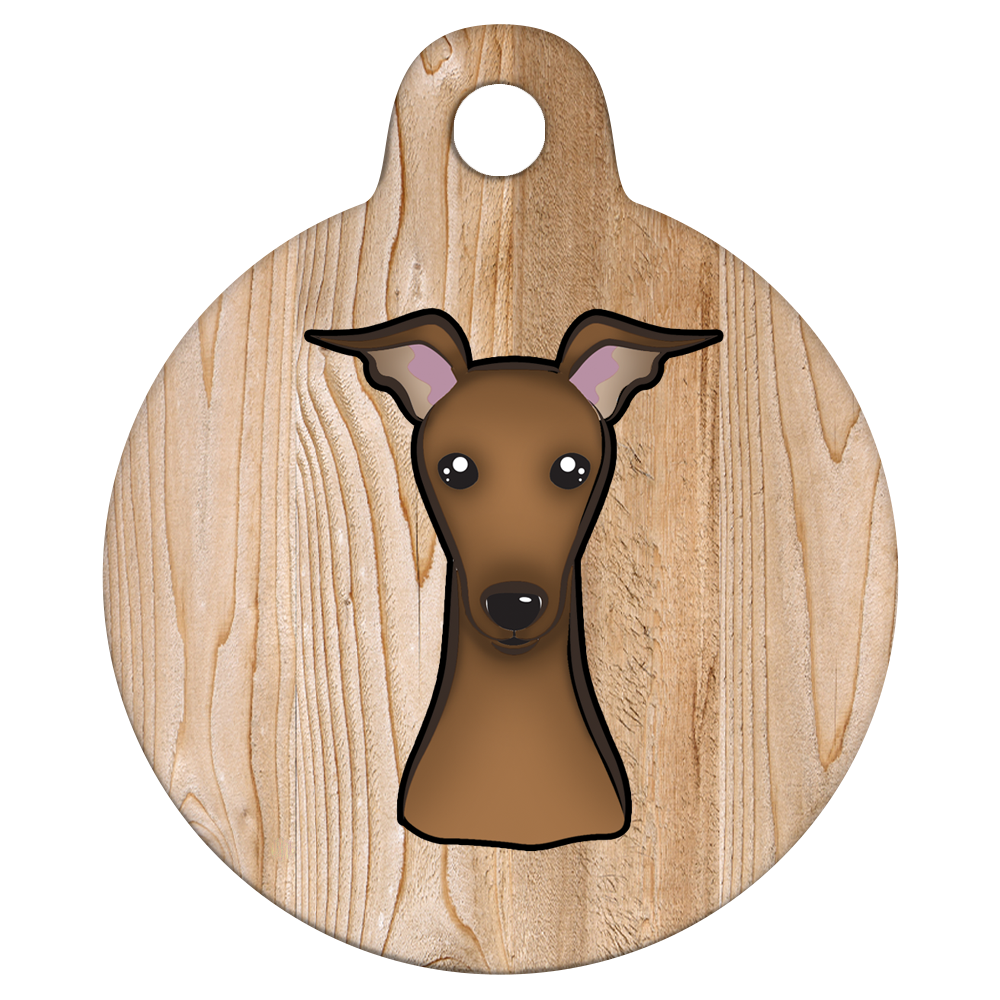 38mm Diameter Large Size - Whippet Dog