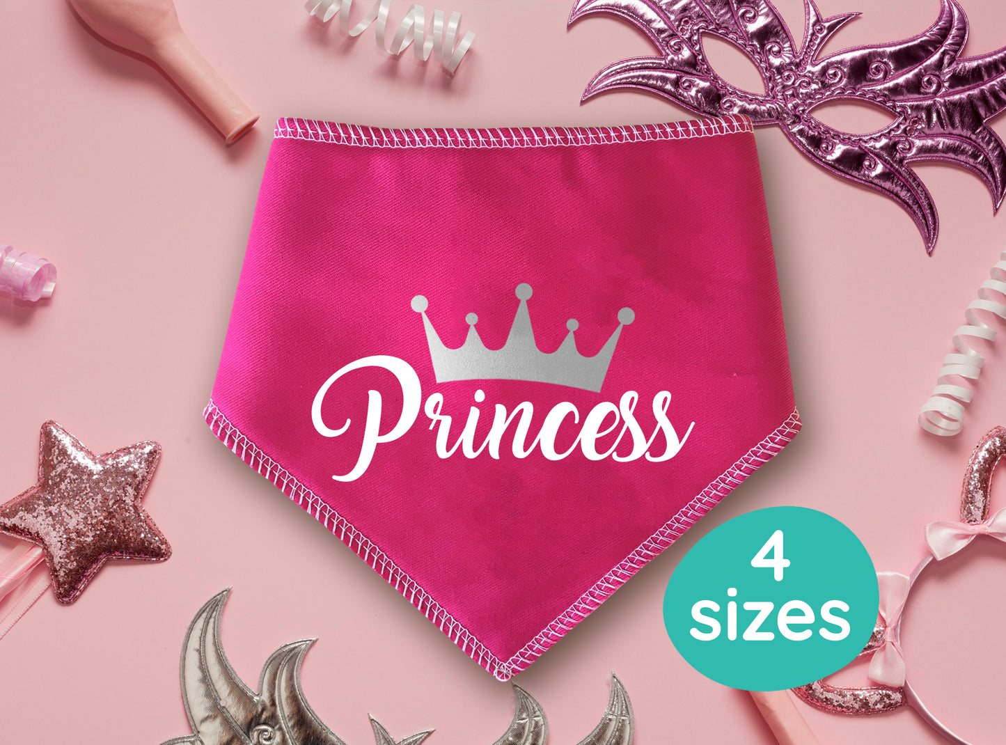 Princess Crown Dog Bandana