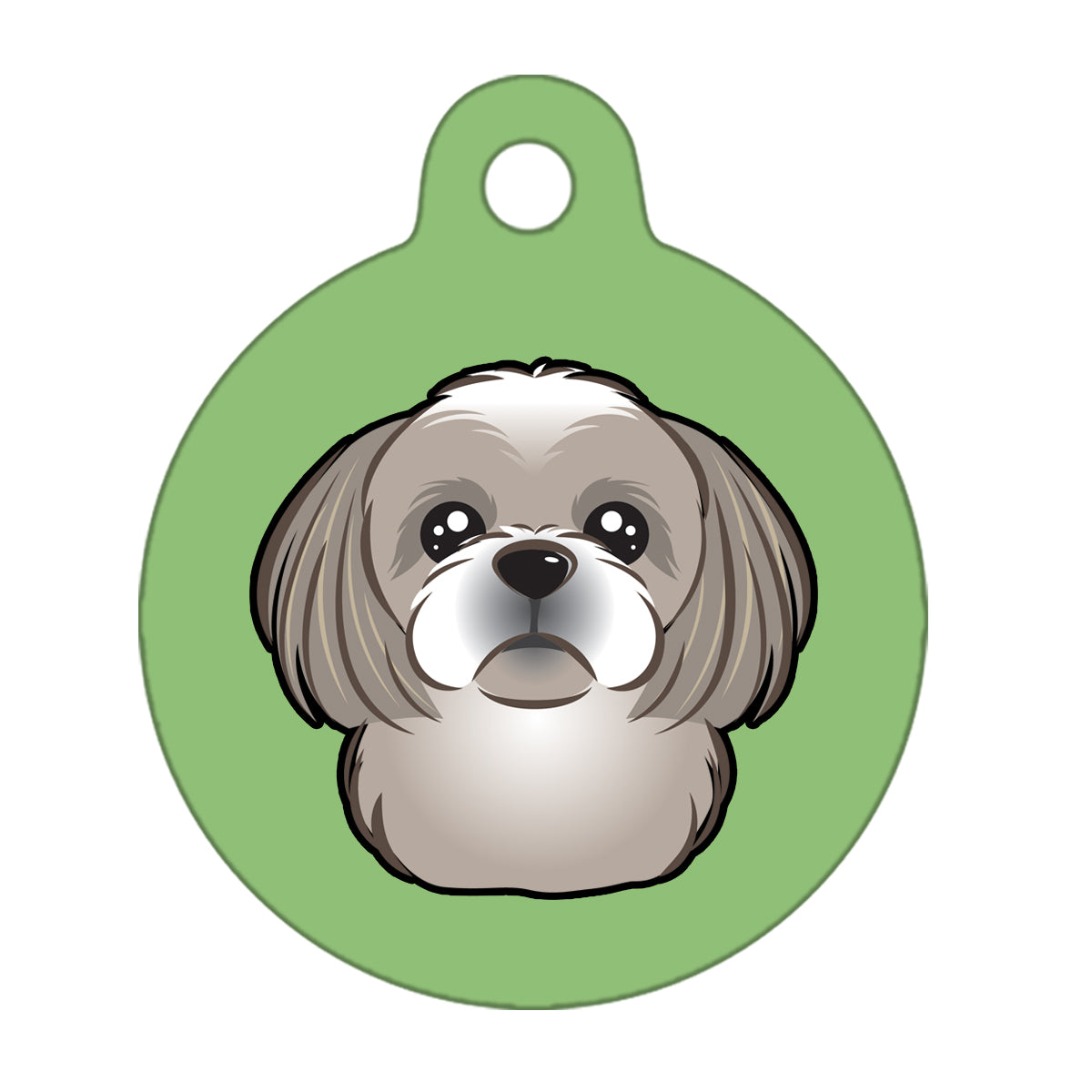 19mm Diameter Tiny Size - Shih Tzu Dog