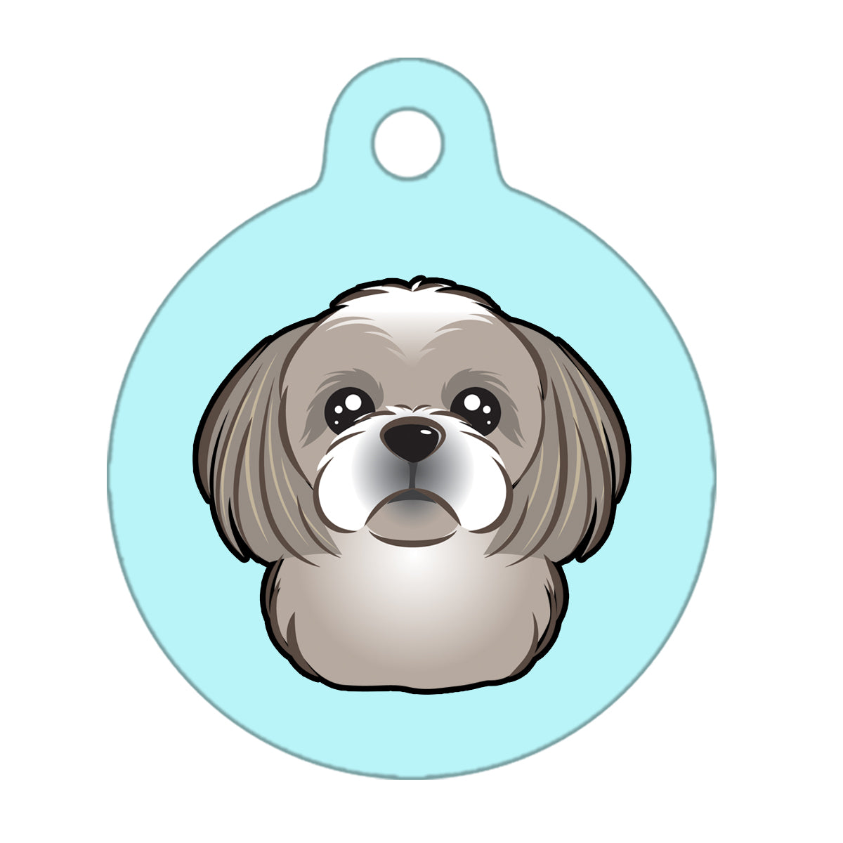19mm Diameter Tiny Size - Shih Tzu Dog