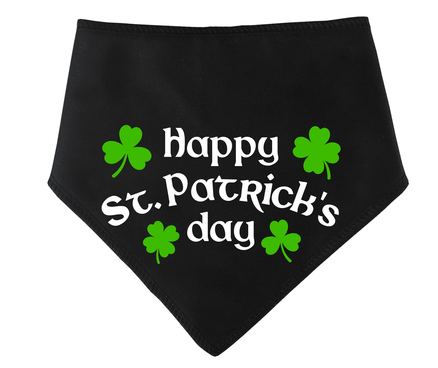 Happy St Patrick's Day Dog Bandana