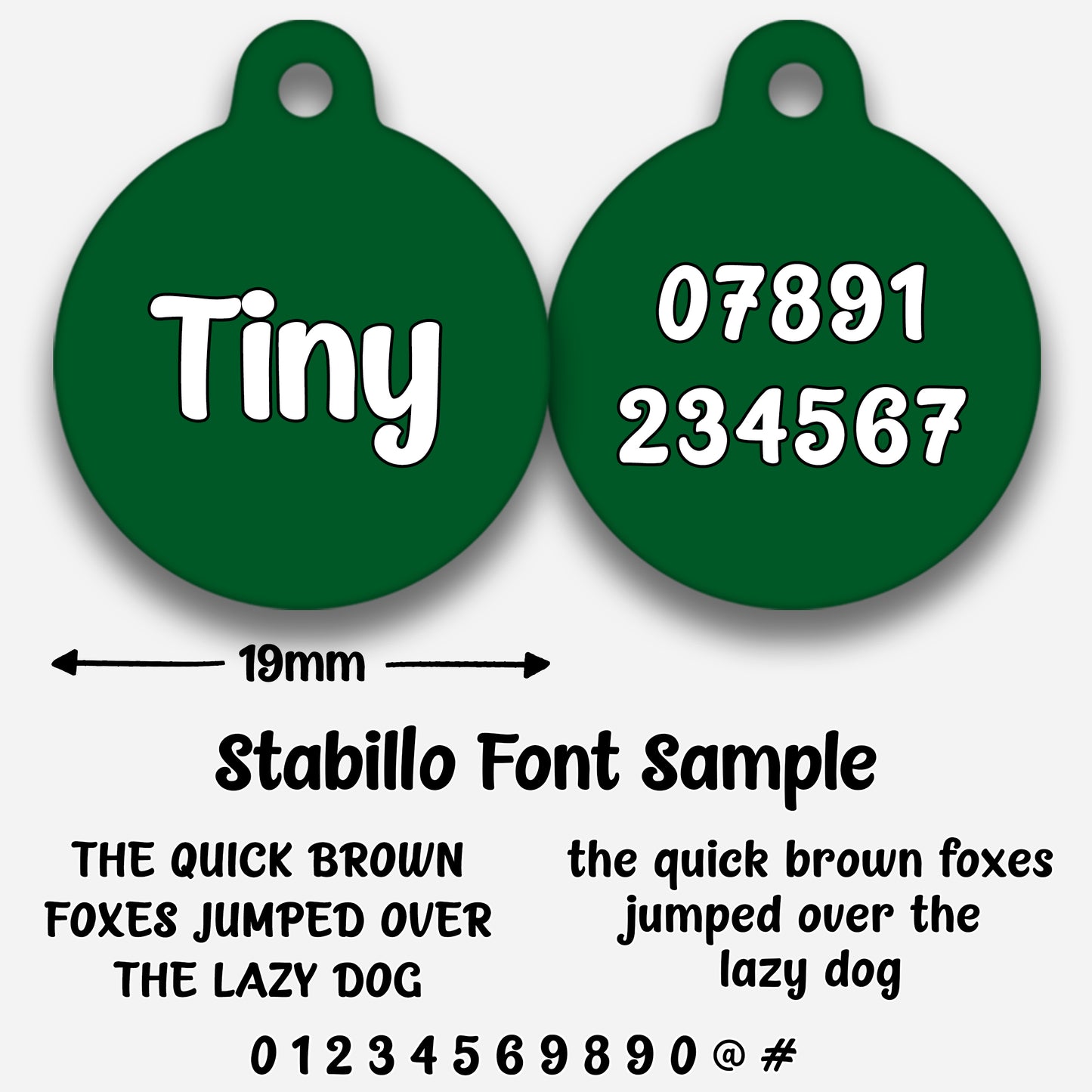 Pine - Pet ID Tag