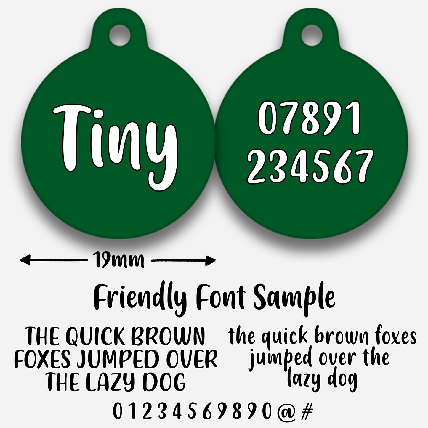 Pine - Pet ID Tag